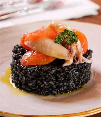  Risotto al Nero di Seppia: ¡Un festín de sabor con tinta de calamar y cremosidad irresistible!